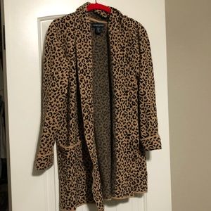 Cheetah Print Cardigan